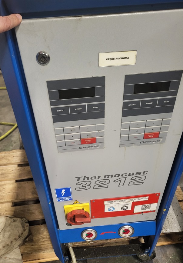 Robamat Thermocast 3212 yağ sıcaklık kontrol ünitesi ZU2265, kullanılmış