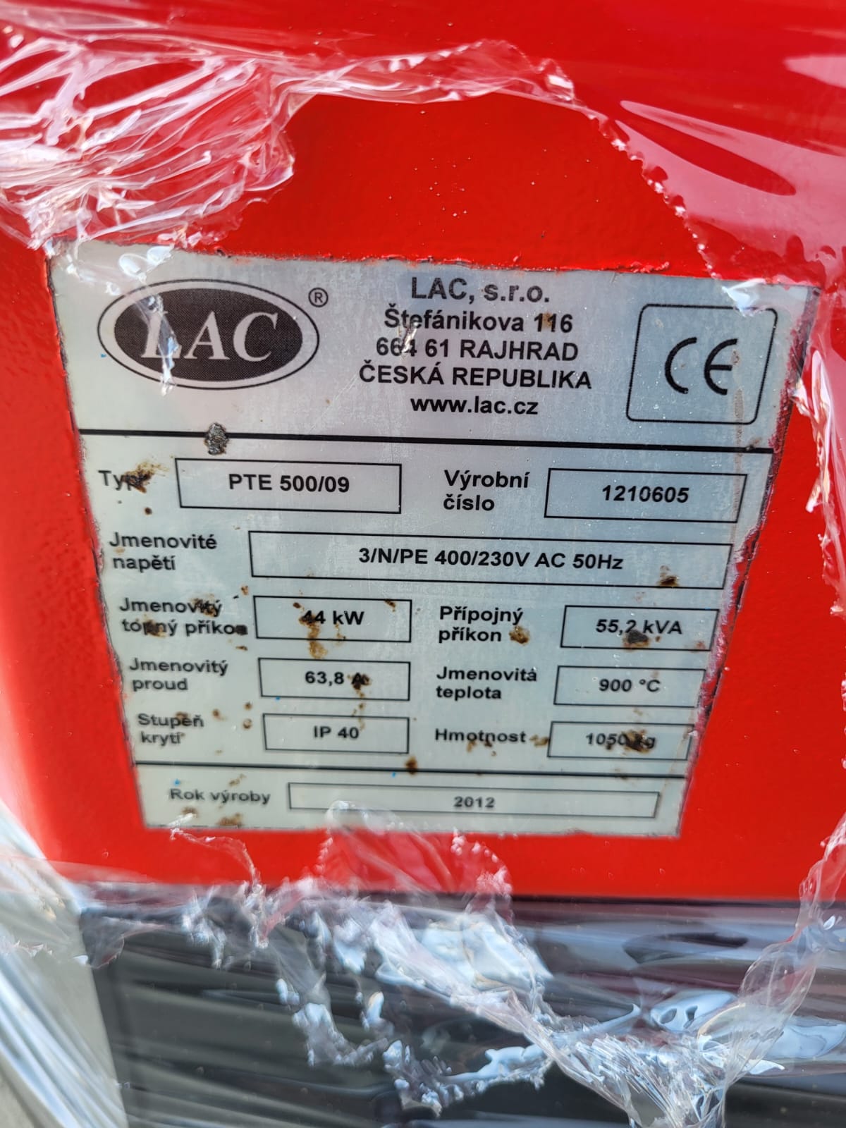 LAC PTE 500/09 tutma fırını O1837, kullanılmış LAC PTE 500/09 tutma fırını O1837, kullanılmış