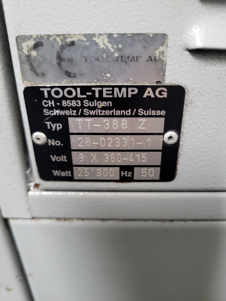 ToolTemp TT-388 sıcaklık kontrol ünitesi ZU2230, kullanılmış