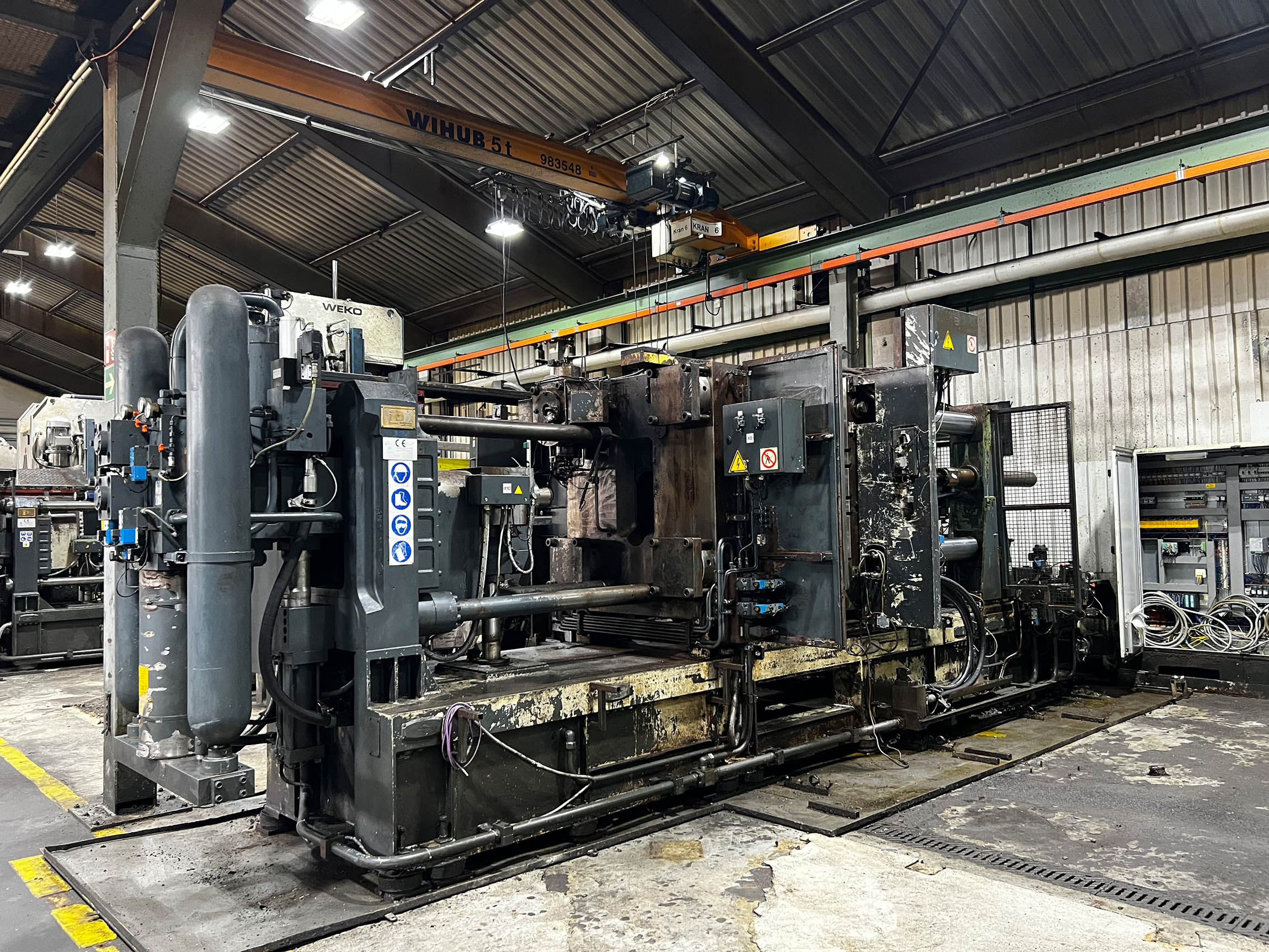Italpresse TF 800 soğuk kamara döküm makinesi KK1663, kullanılmış
