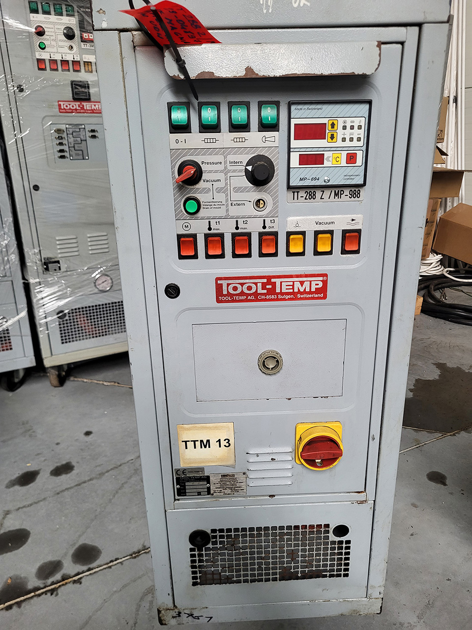 ToolTemp TT-288 Z-MP-988 sıcaklık kontrol ünitesi ZU2233, kullanılmış
